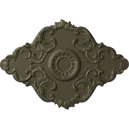 Ekena Millwork Piedmont Ceiling Medallion, Hand-Painted Witch Hazel, 37"W x 26"H x 1 3/8"P CM37X26PEWHF